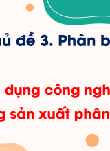 CN Trồng trọt - Bài 8. Ứng dụng công nghệ hiện đại trong sản xuất phân bón